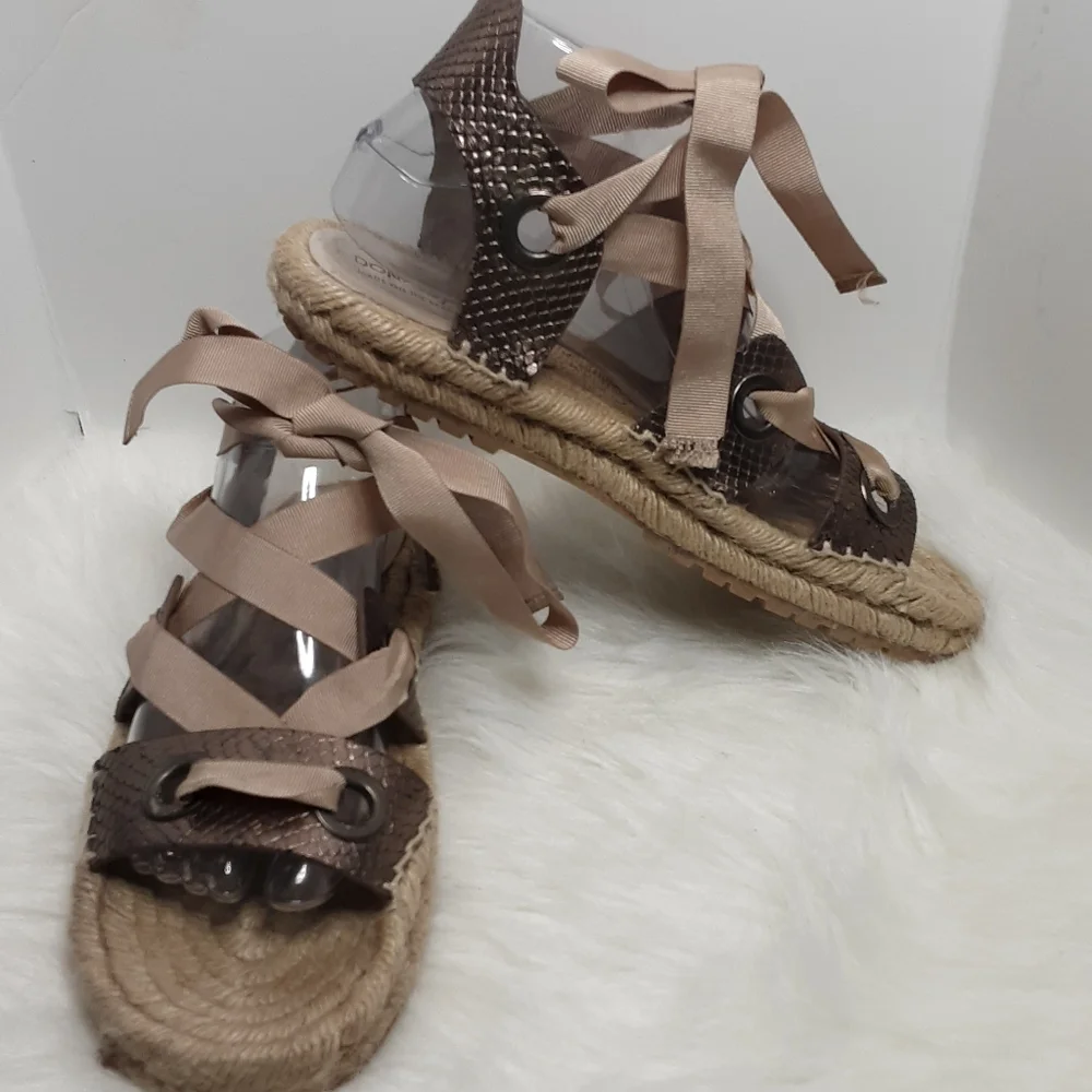Donald J Pliner Espadrille Sandal Made in Spain.